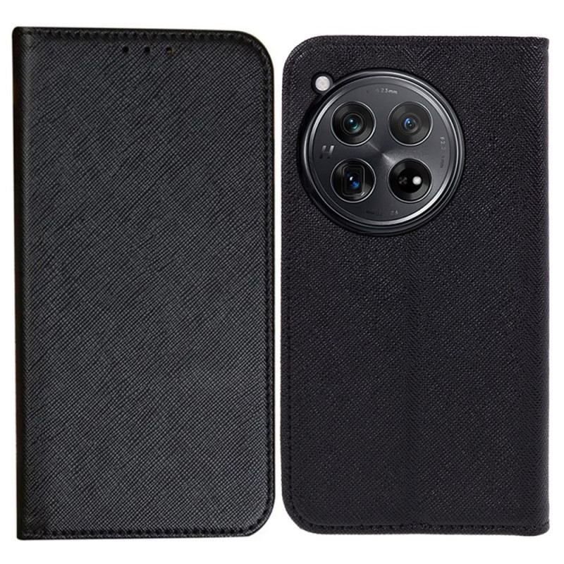 Flip Case Oneplus 12r Kreuztextur