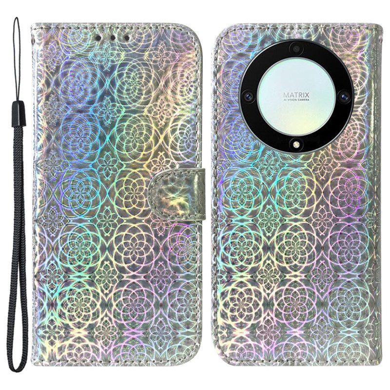 Flip Case Für Honor Magic 5 Lite Disco-stil