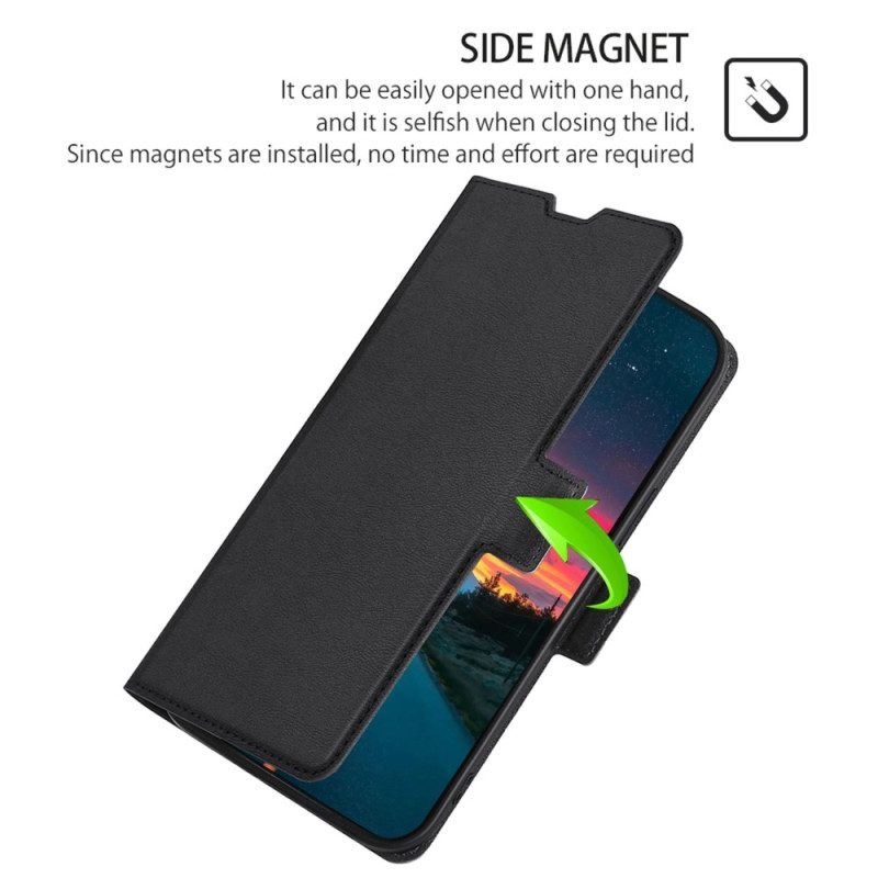 Lederhüllen Für Honor Magic 5 Lite Finesse-doppelverschluss