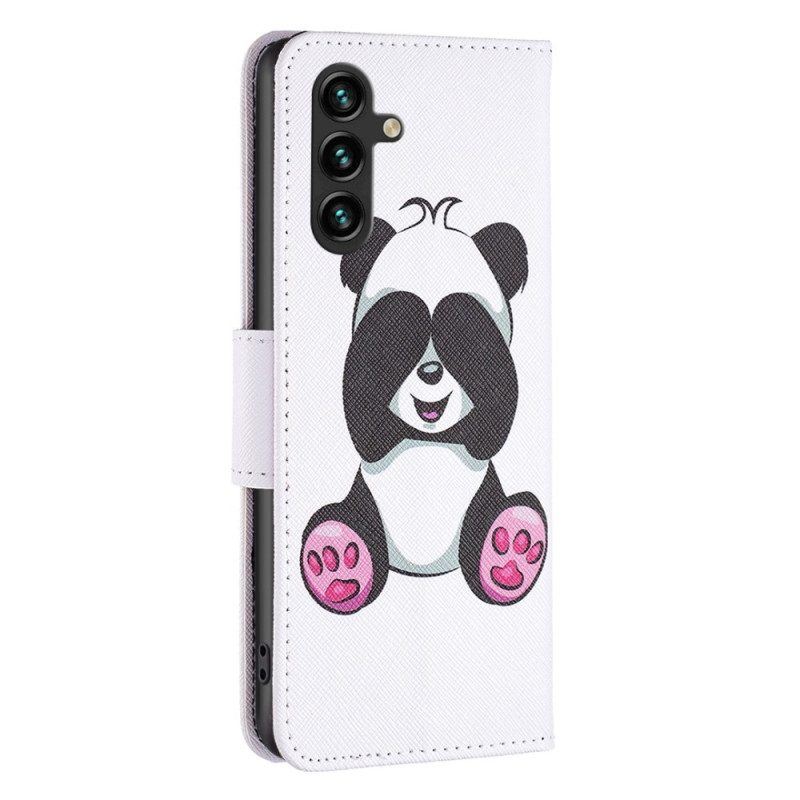 Lederhüllen Für Samsung Galaxy A14 / A14 5G Panda