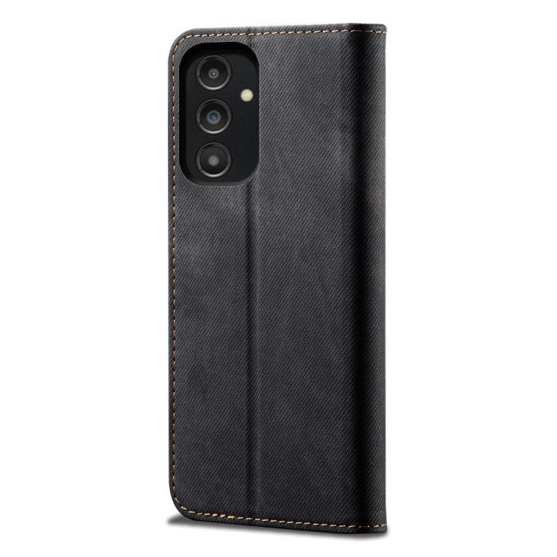 Schutzhülle Für Samsung Galaxy A14 / A14 5G Flip Case Denim-stoff