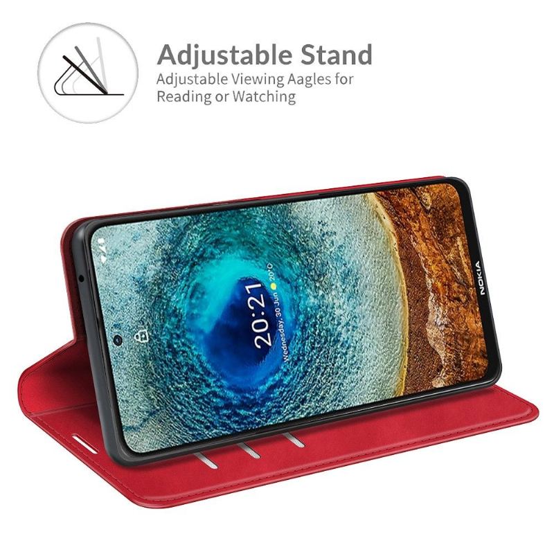 Case Für Nokia X20 / X10 Funktionsständer Aus Kunstleder