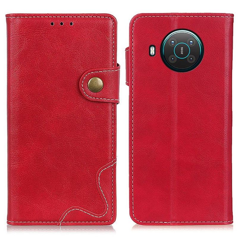 Flip Case Für Nokia X20 / X10 S-form Mit Sichtbaren Nähten