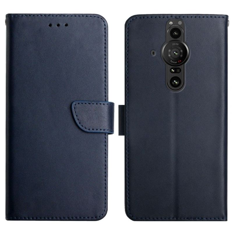 Flip Case Für Sony Xperia Pro-I Glattleder