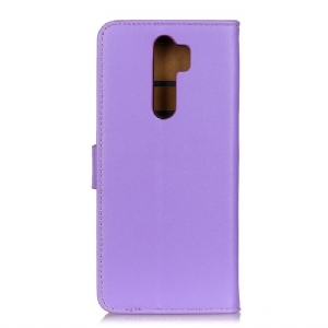 Case Für Xiaomi Redmi 9 Grundlegendes Kunstleder - Violett