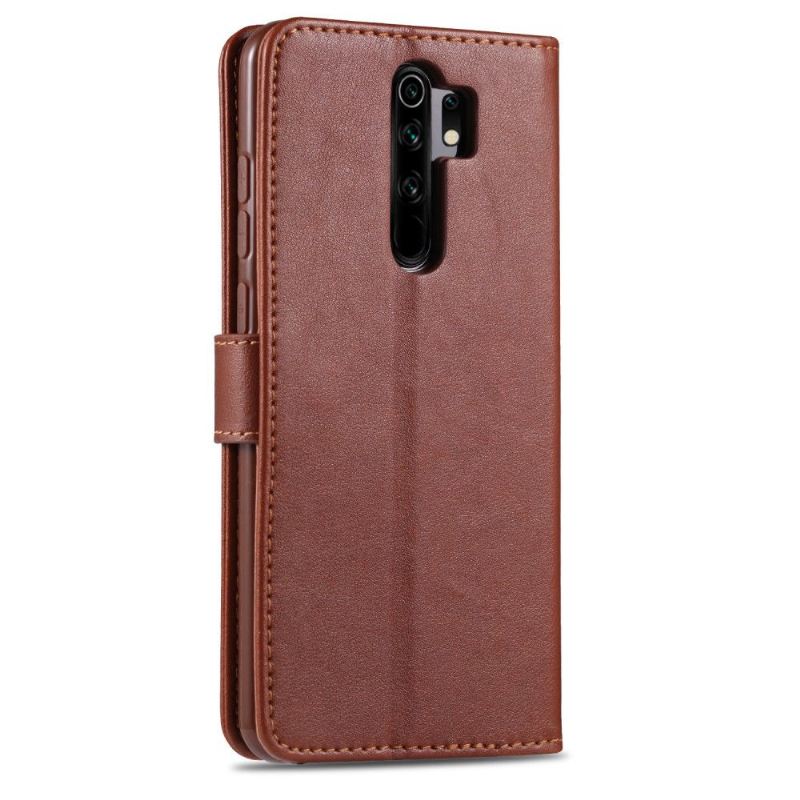 Flip Case Für Xiaomi Redmi 9 Azns Retro-ledereffekt