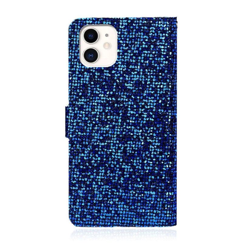 Lederhüllen Für iPhone 12 Mini Glitzerkartenhalter