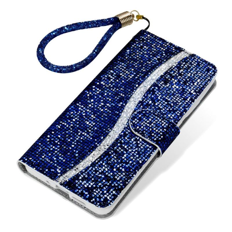 Lederhüllen Für iPhone 12 Mini Glitzerkartenhalter