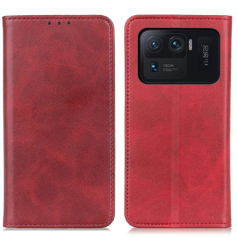 Lederhüllen Für Xiaomi Mi 11 Ultra Flip Case Simone Gealtert