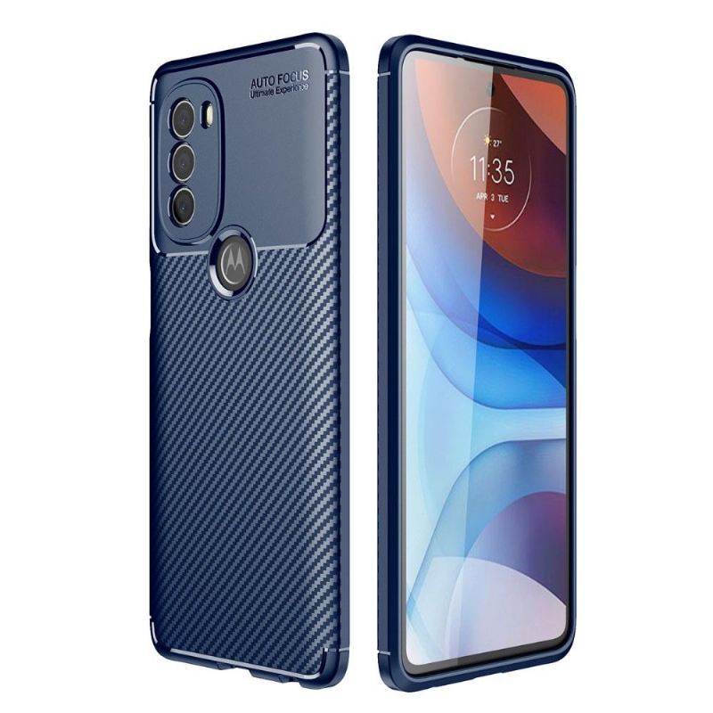 Hülle Für Motorola Moto G71 5G Anti-Sturz Kohlefaser-stil