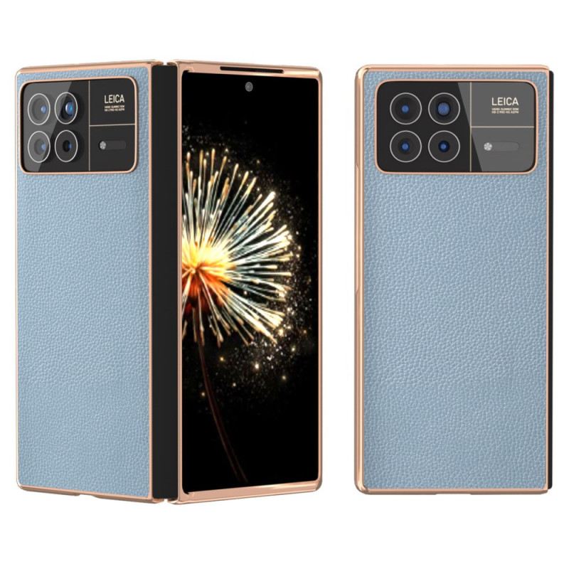 Hülle Für Xiaomi Mix Fold 3 Ledereffekt