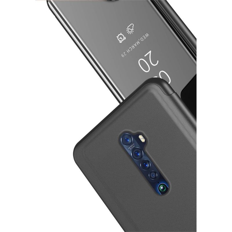 Hülle Für Oppo Reno2 Z Flip Case Spiegeleffekt