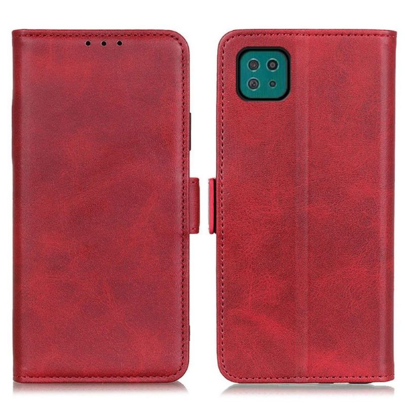 Case Für Samsung Galaxy A22 5G Brieftasche Mattes Kunstleder