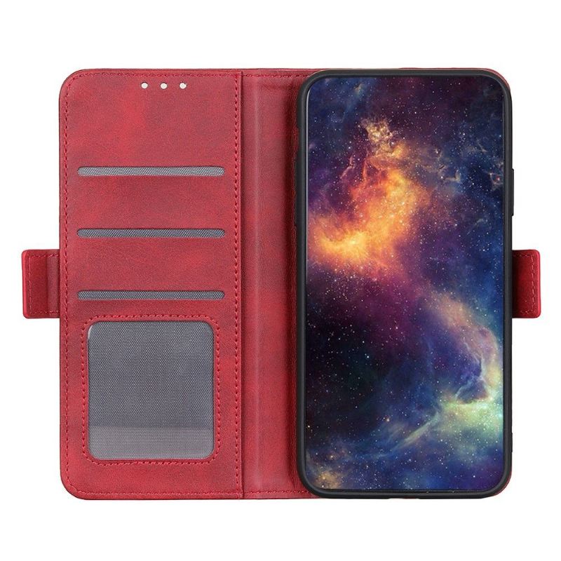 Case Für Samsung Galaxy A22 5G Brieftasche Mattes Kunstleder