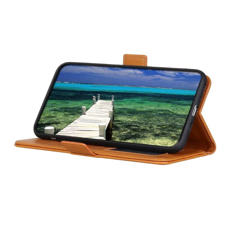 Case Für Samsung Galaxy A22 5G Brieftasche Mattes Kunstleder