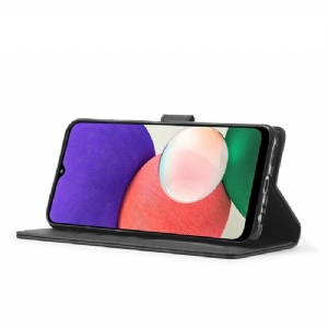 Case Für Samsung Galaxy A22 5G Schutzhülle Flip Case Ledereffekt Lc.imeeke