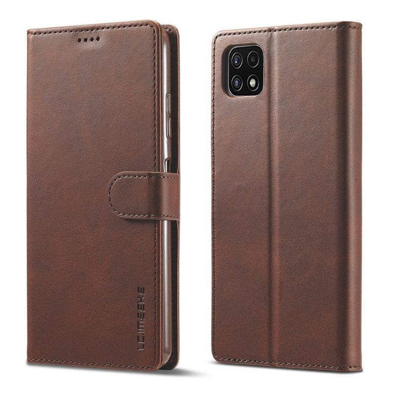 Case Für Samsung Galaxy A22 5G Schutzhülle Flip Case Ledereffekt Lc.imeeke