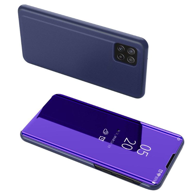 Hülle Für Samsung Galaxy A22 5G Anti-Sturz Flip Case Spiegeleffekt