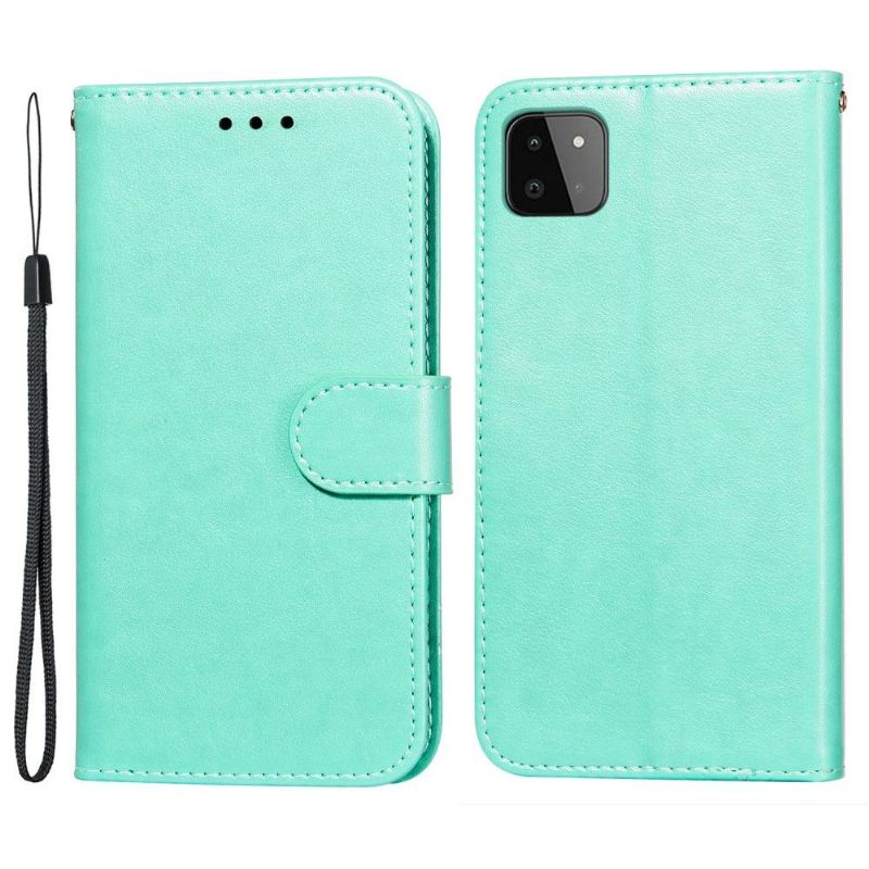 Lederhüllen Für Samsung Galaxy A22 5G Flip Case Klappkartenhalter