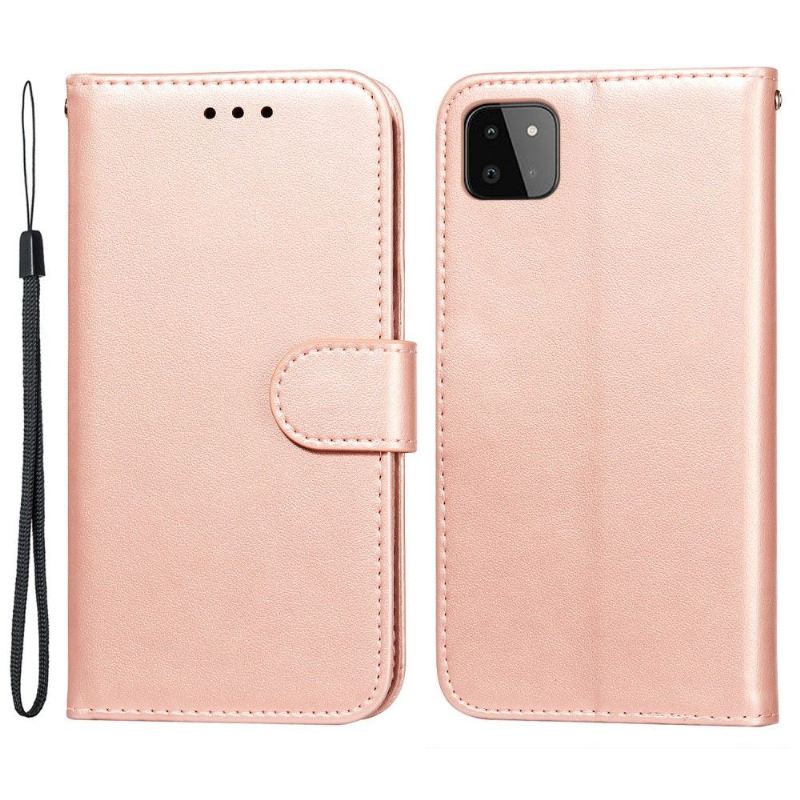 Lederhüllen Für Samsung Galaxy A22 5G Flip Case Klappkartenhalter