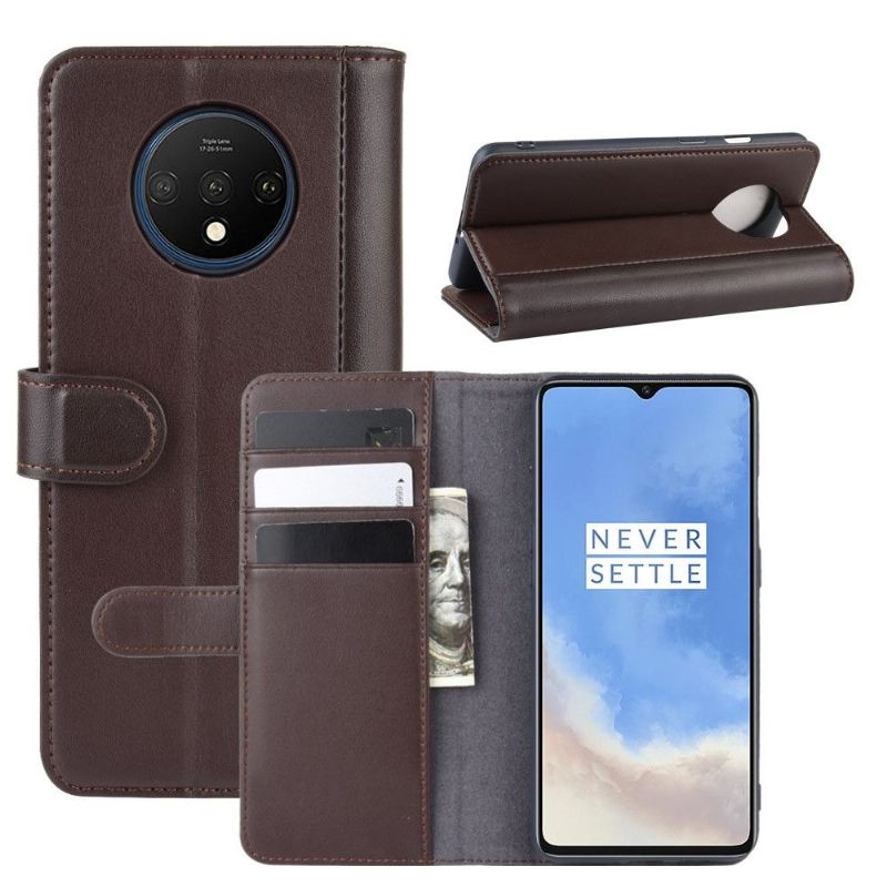 Flip Case Für OnePlus 7T Premium-leder