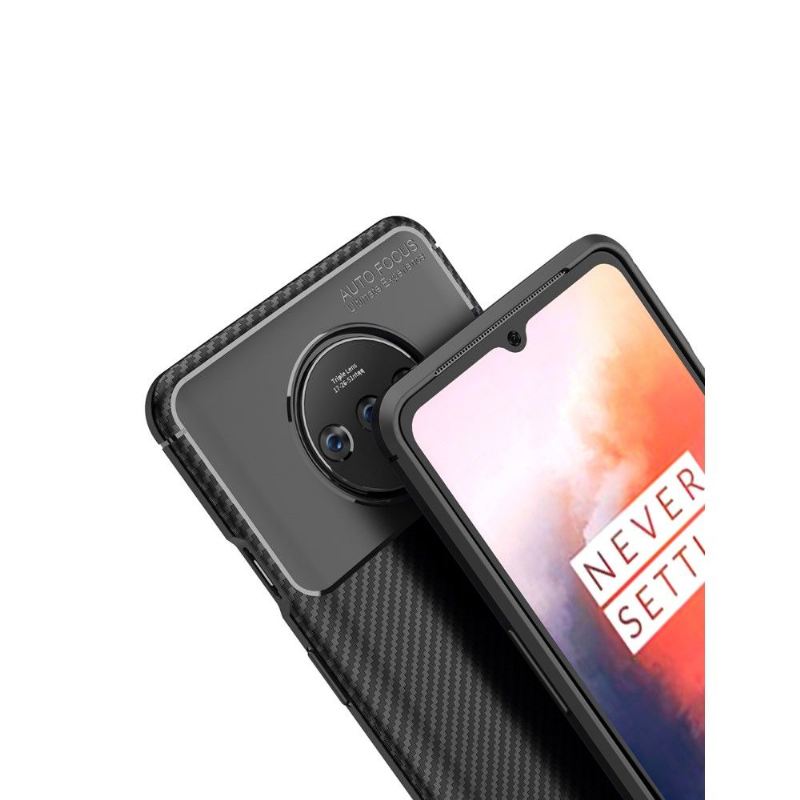 Hülle Für OnePlus 7T Gel-kohlefaser-stil