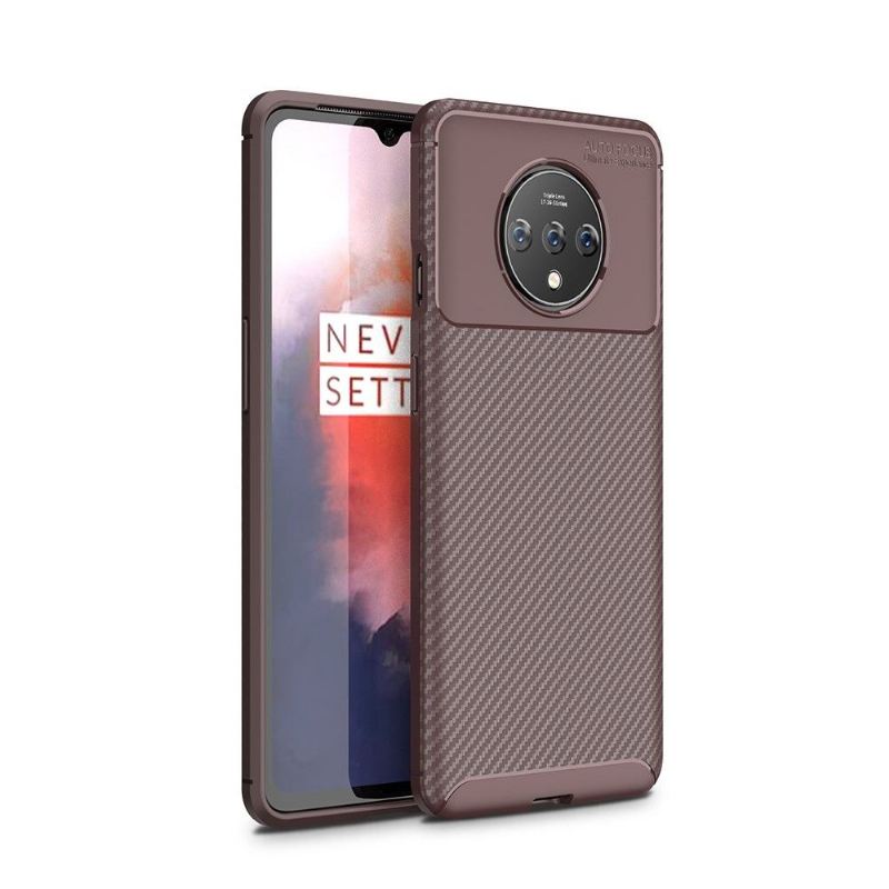 Hülle Für OnePlus 7T Gel-kohlefaser-stil