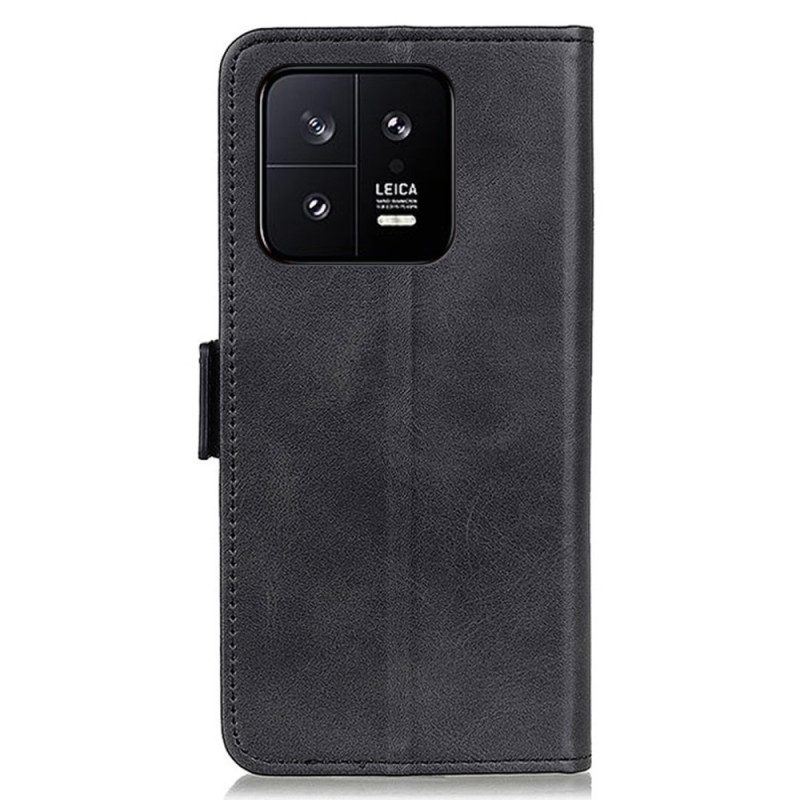 Flip Case Für Xiaomi 13 Doppelter Verschluss