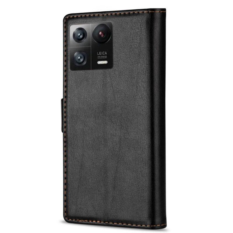 Flip Case Für Xiaomi 13 Ln.bekus Ledereffekt