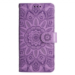 Flip Case Für Xiaomi 13 Mandala-sonne Mit Schlüsselband