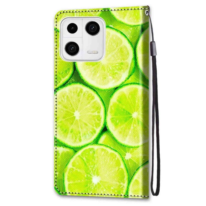 Flip Case Für Xiaomi 13 Zitronen