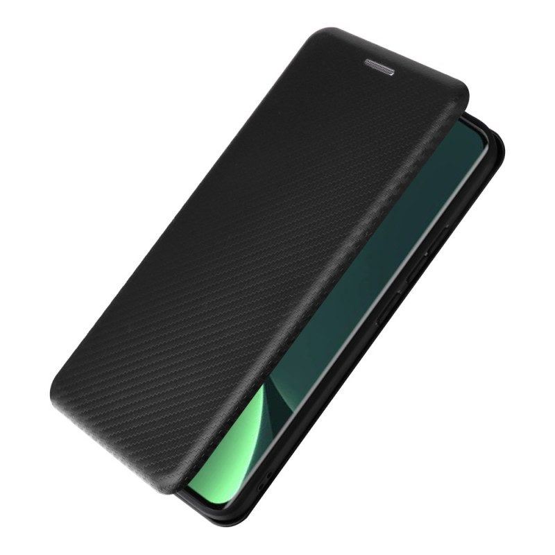 Schutzhülle Für Xiaomi 13 Flip Case Farbige Kohlefaser