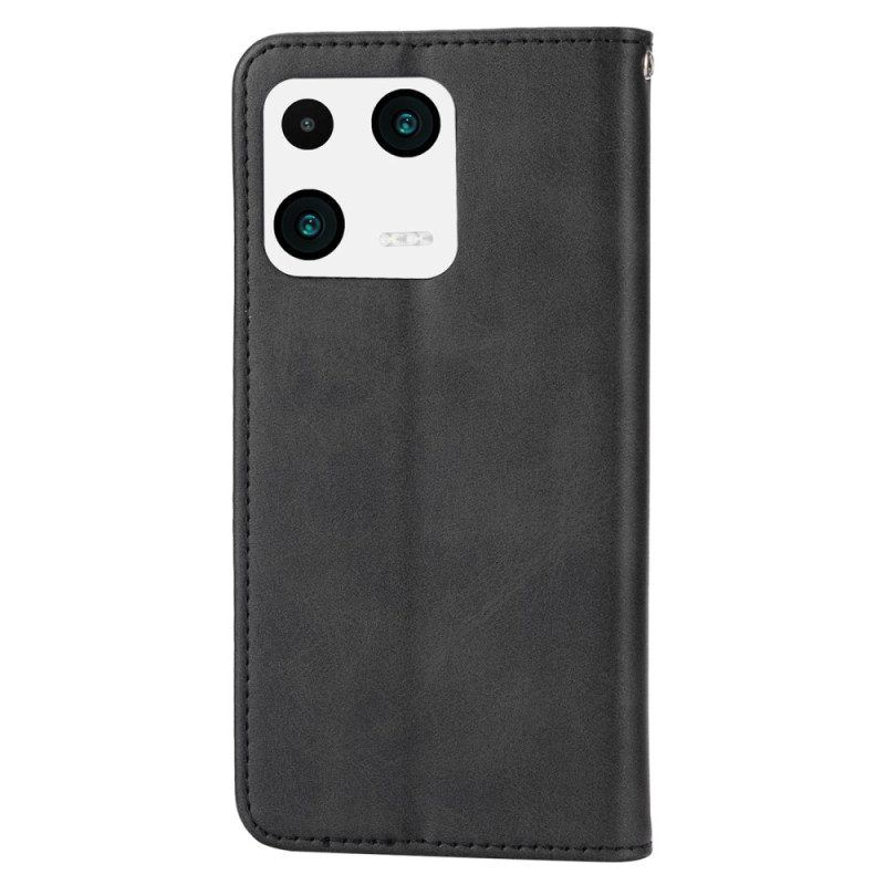 Schutzhülle Für Xiaomi 13 Flip Case Stil Leder 3d-muster