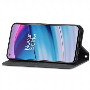 Flip Case Für OnePlus Nord CE 5G Business-retro