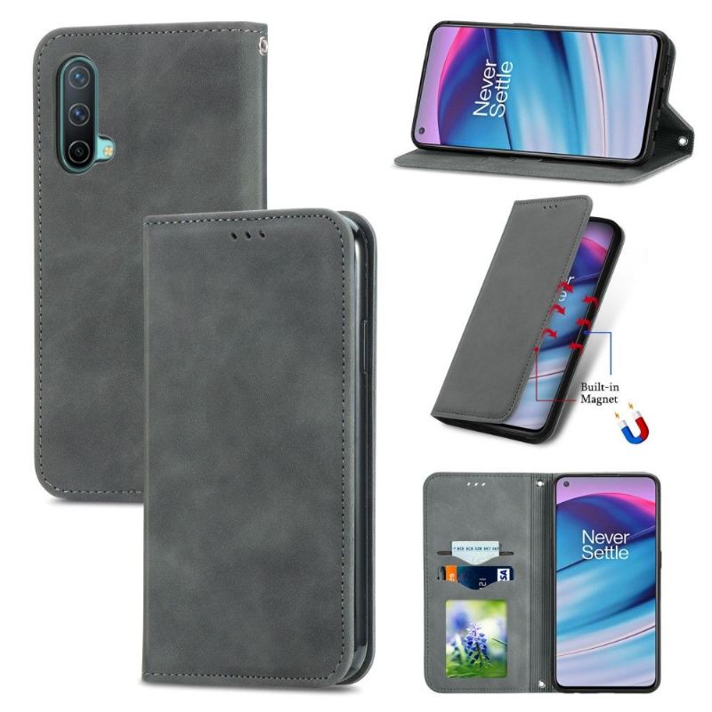 Flip Case Für OnePlus Nord CE 5G Business-retro