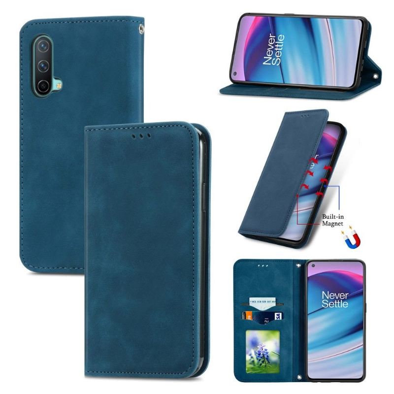 Flip Case Für OnePlus Nord CE 5G Business-retro