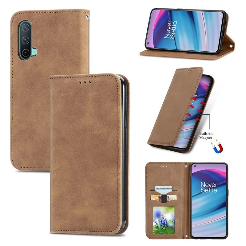 Flip Case Für OnePlus Nord CE 5G Business-retro