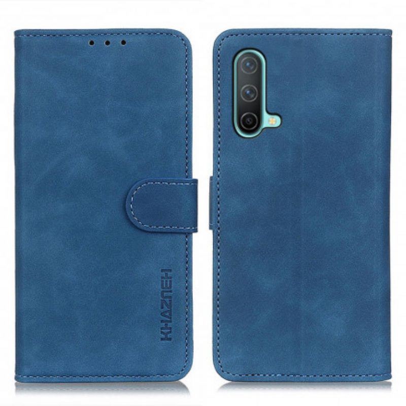 Flip Case Für OnePlus Nord CE 5G Khazneh Vintage-ledereffekt