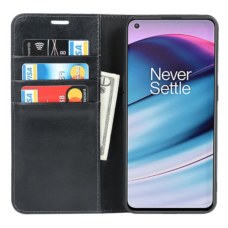 Flip Case Für OnePlus Nord CE 5G Lederkartenhalter Mit Stützfunktion