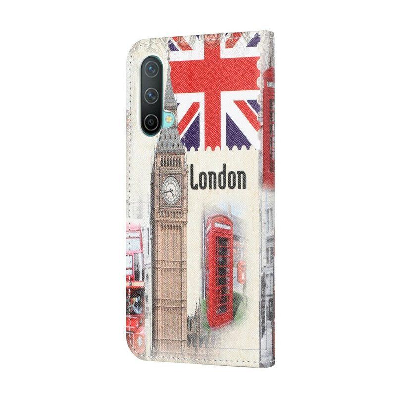 Flip Case Für OnePlus Nord CE 5G Londoner Leben