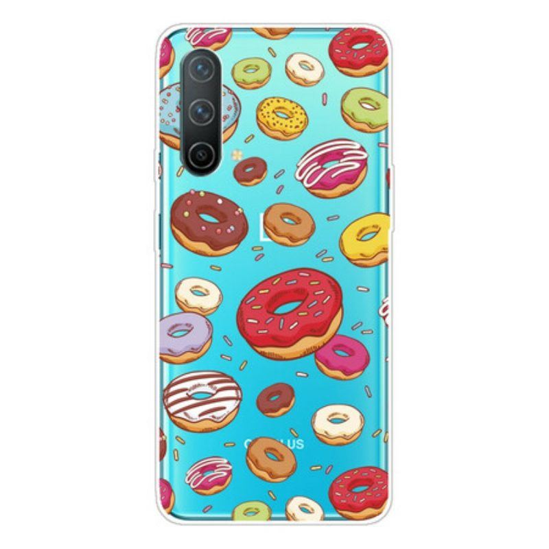 Hülle Für OnePlus Nord CE 5G Ich Liebe Donuts