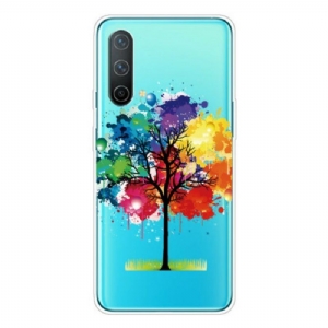 Hülle Für OnePlus Nord CE 5G Nahtloser Aquarellbaum