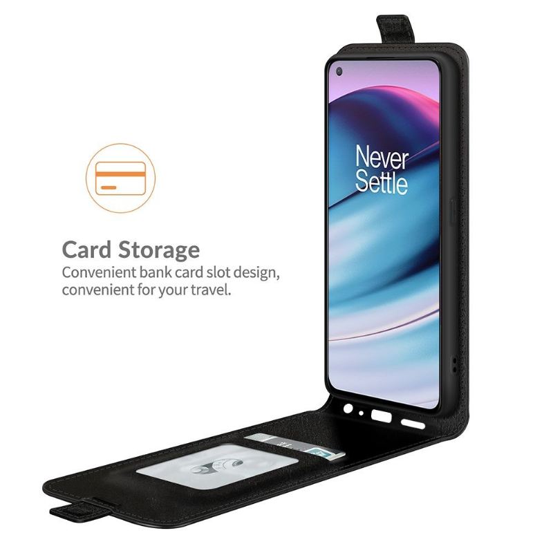 Lederhüllen Für OnePlus Nord CE 5G Flip Case Vertikales Kunstleder