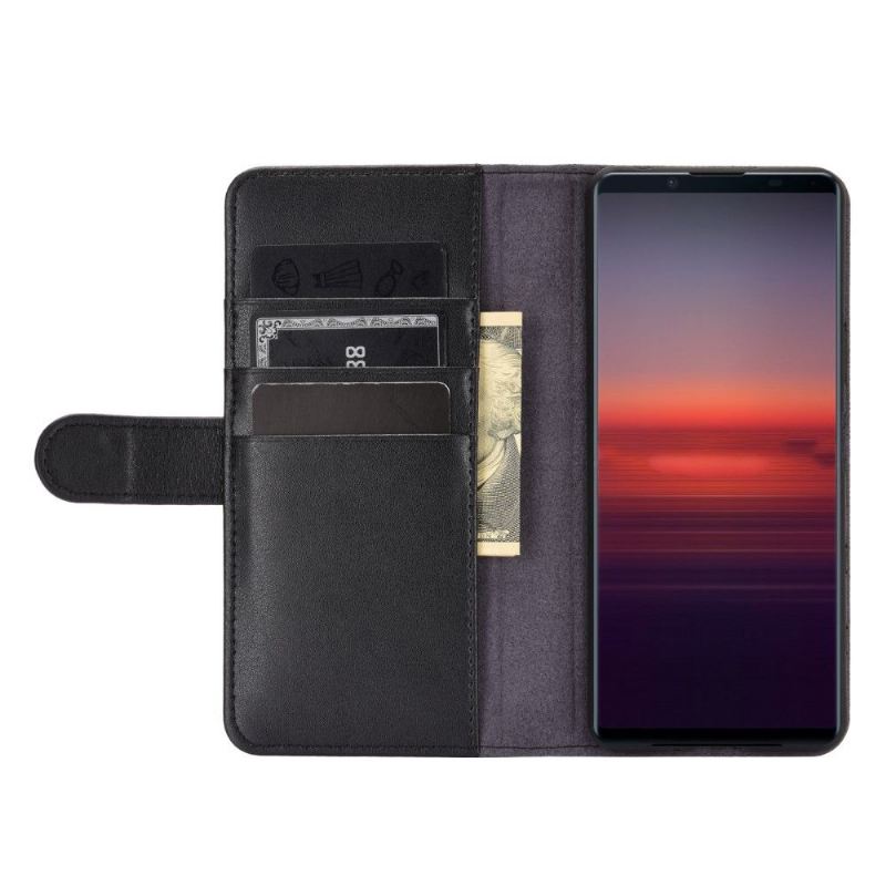 Flip Case Für Sony Xperia 5 II Premium-leder