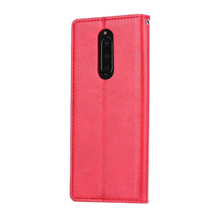 Case Für Sony Xperia 1 Kartenetui Aus Leder