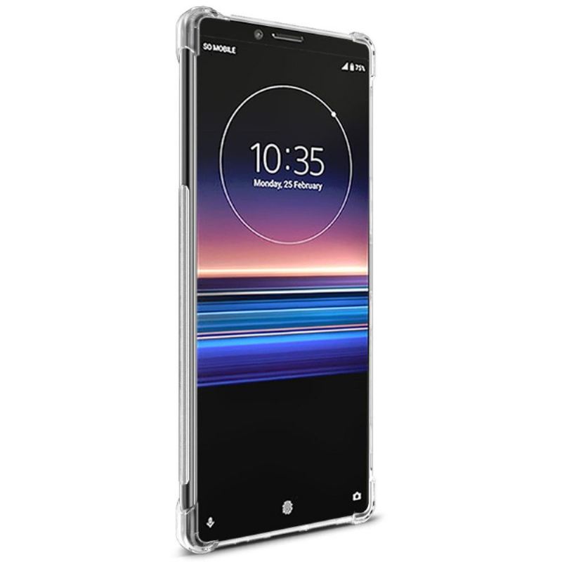 Hülle Für Sony Xperia 1 Transparent + Schutzfolie