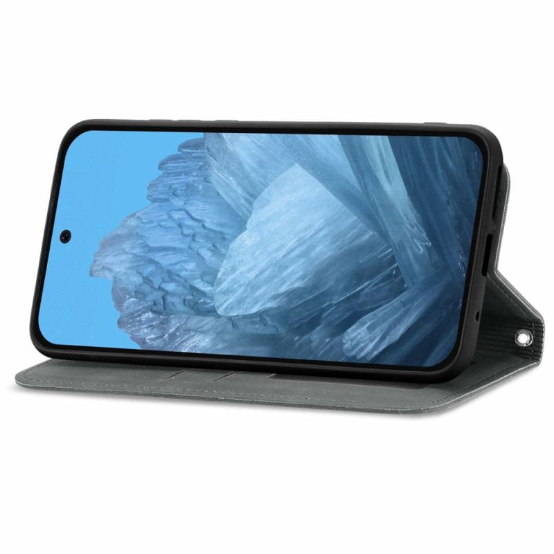 Flip Case Für Google Pixel 9 Pro Xl Wildledereffekt