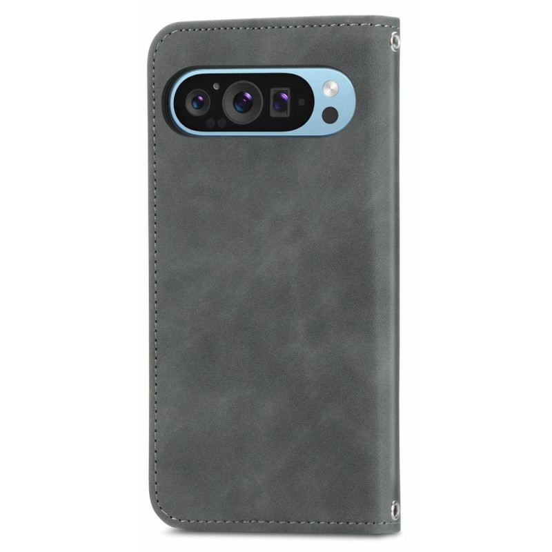 Flip Case Für Google Pixel 9 Pro Xl Wildledereffekt