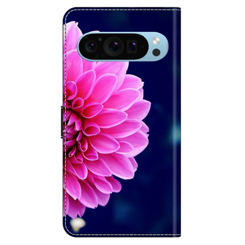 Lederhüllen Google Pixel 9 Pro Xl Handyhülle Rosa Blume