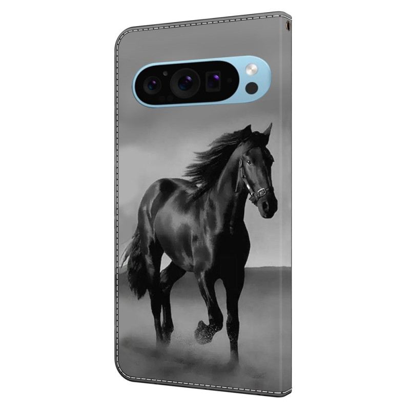 Lederhüllen Google Pixel 9 Pro Xl Schwarzes Pferd